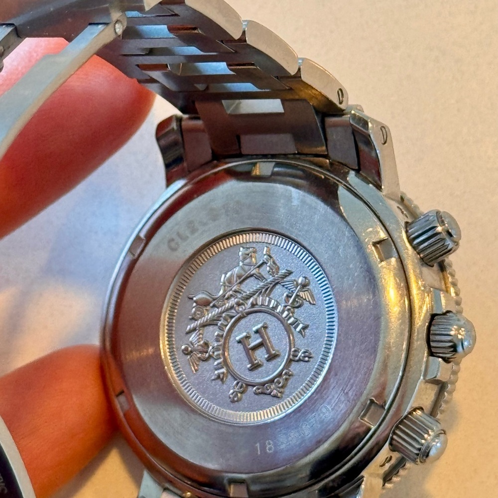 Hermès Clipper Chronograph Watch - Picture 3 of 5